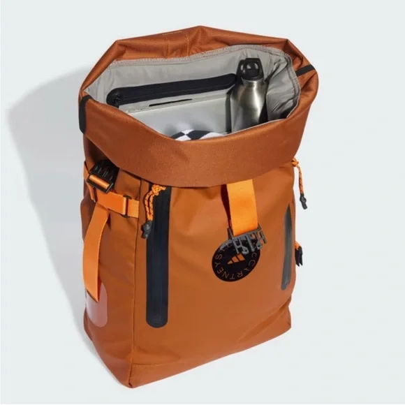 Adidas by Stella McCartney Dark Caramel Burnt Orange Backpack